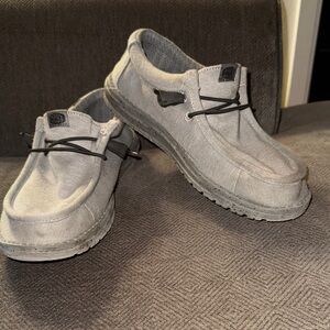 Hey Dude Men's Gray Lava Stone Slip On Loafers Size 7